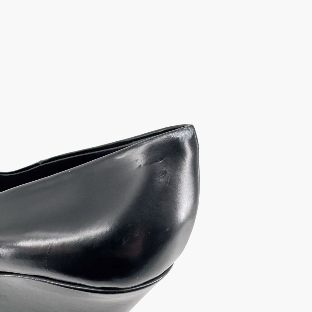 Versace Black Patent Platform Pumps - Picture 11 of 16